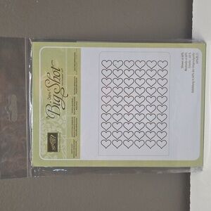 Happy Heart Embossing folder Sizzix Big Shot Stampin Up